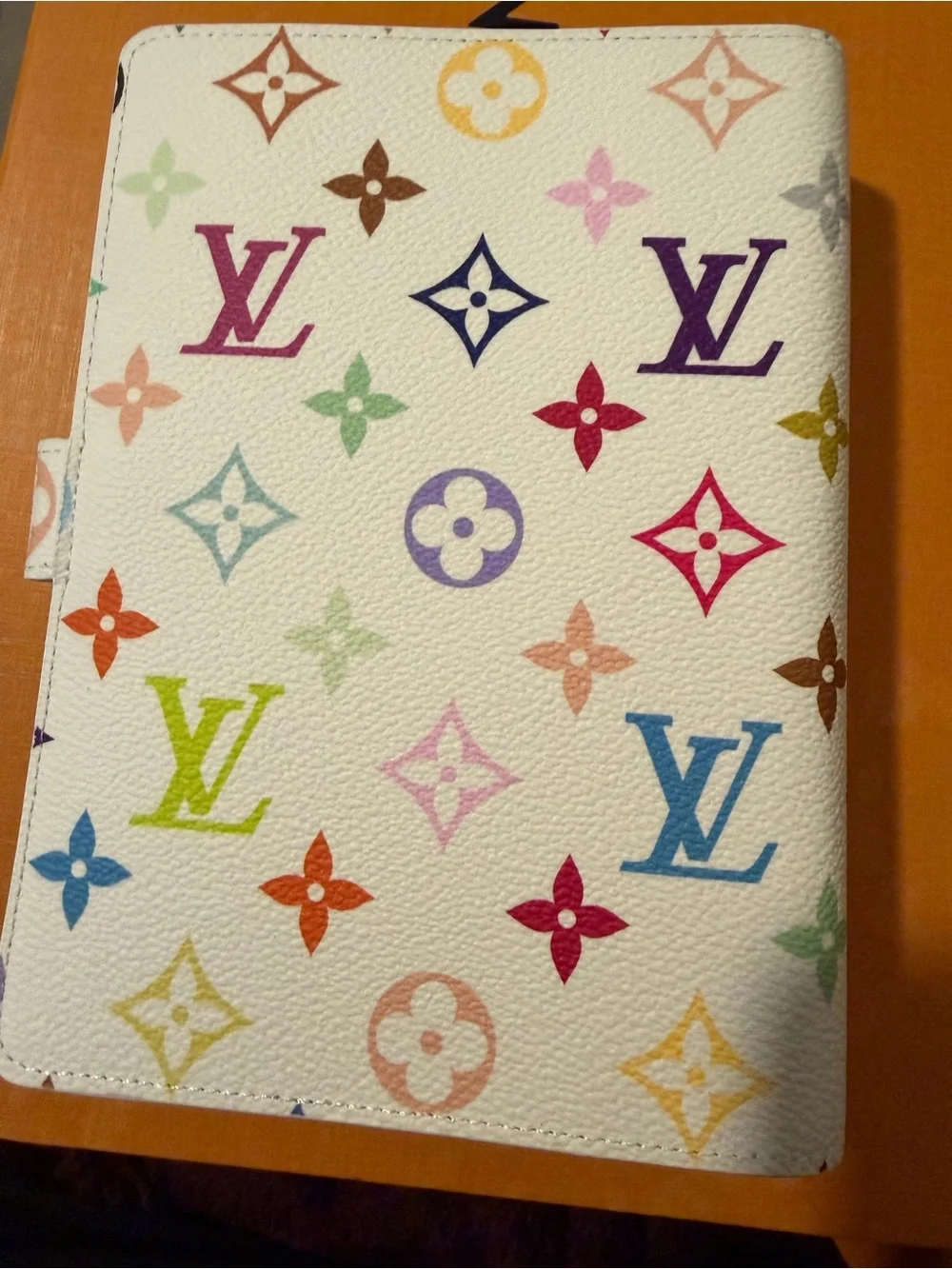 Louis Vuitton Multicolor White LV X TM agenda MM new never used